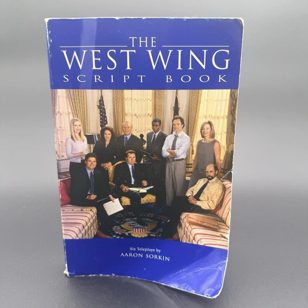 The West Wing Script Book Aaron Sorkin 2002 1st Edition Paperback TV Scripts
